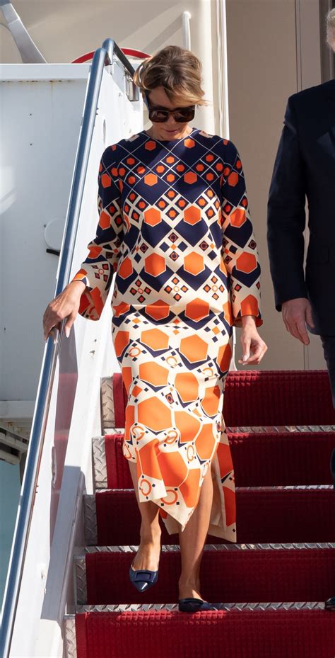 melanie trump gucci|Melania Trump orange.